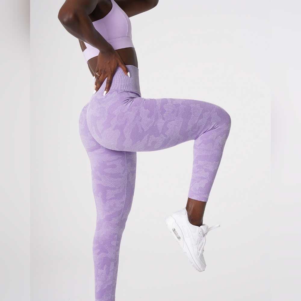 Nvgtn Lilac Camo Leggings